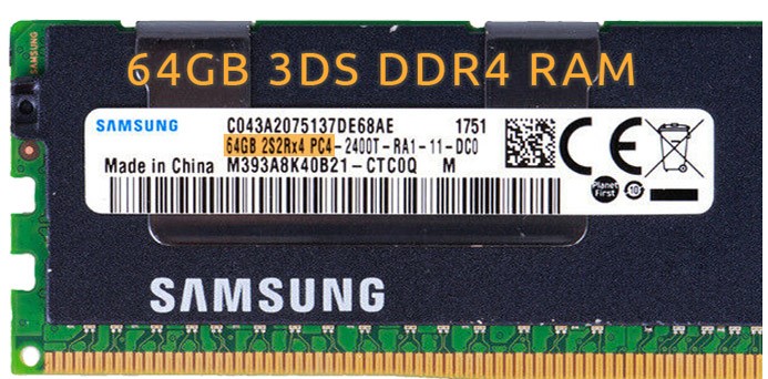 Mémoire vive 3DS RDIMM - 64 Go 3DS DDR4 RAM