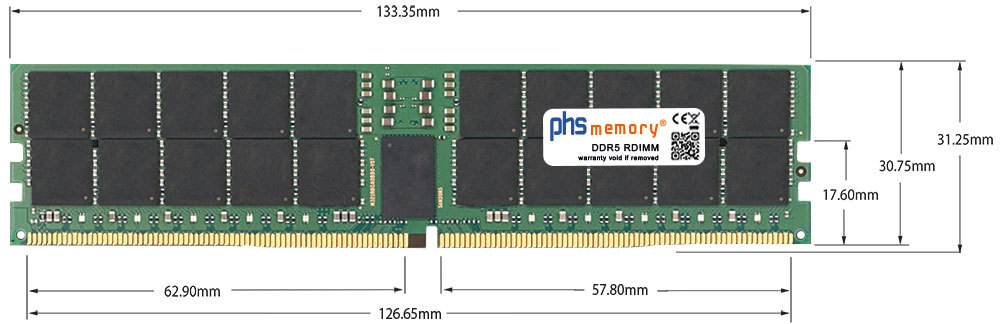 Abmessungen - Mémoire RAM DDR5 288Pin r 20 jpg